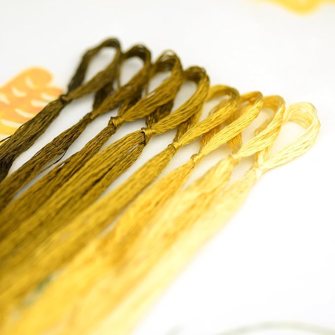 Mulberry Silk Floss Embroidery Thread Floss-Cross Stitch Threads China Silk Woven Jewelry Threads DIY Sewing Kits (21)