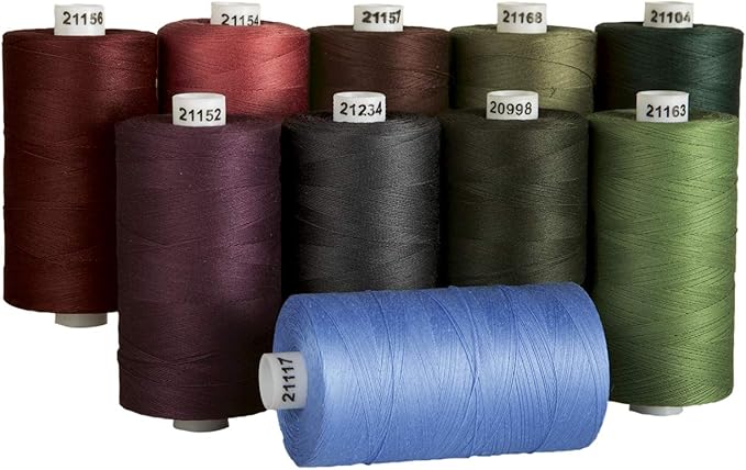 connecting threads 100% cotton thread sets - 1200 yard spools (set of 10 - countryside)