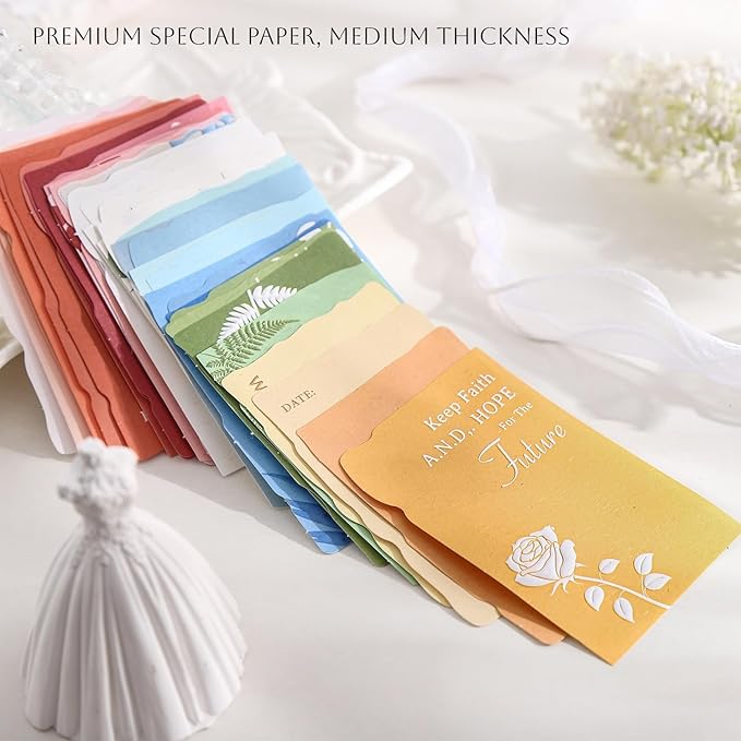 60Pcs Botanical Verses Scrapbook Decorative Paper Set, Embossed Aesthetic Craft Paper Small Notes 6 Color Themes for Scrapbooking Junk Journaling Card Embellishment Planner Diary Gift Tags Non-Sticky