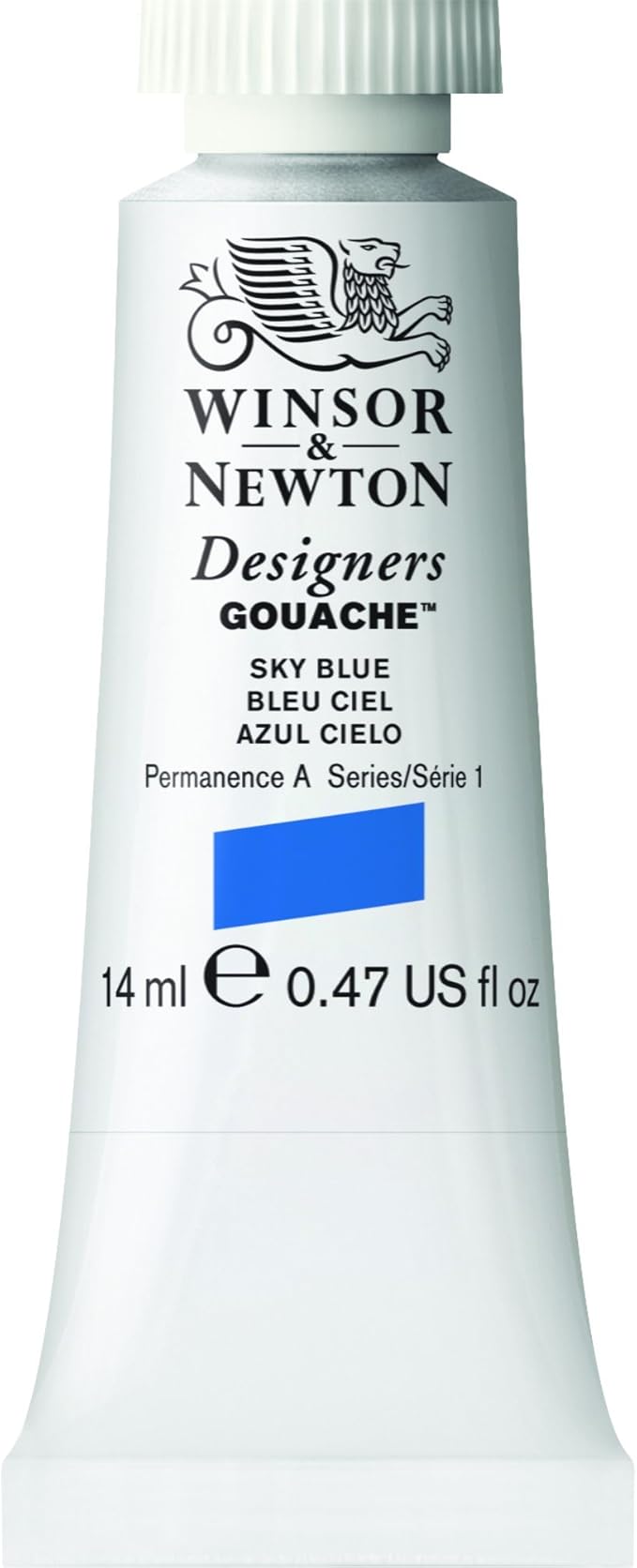 Winsor & Newton Designer's Gouache, 14 ml (0.47oz) tube, Sky Blue