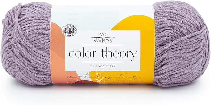 Lion Brand Yarn, Color Theory Worsted Weight Yarn for Knitting and Crochet, Provence, 1 Pack, Acrylic Fiber with Modern Color Palette, Perfect for Sweaters, Hats and Cozy Blankets