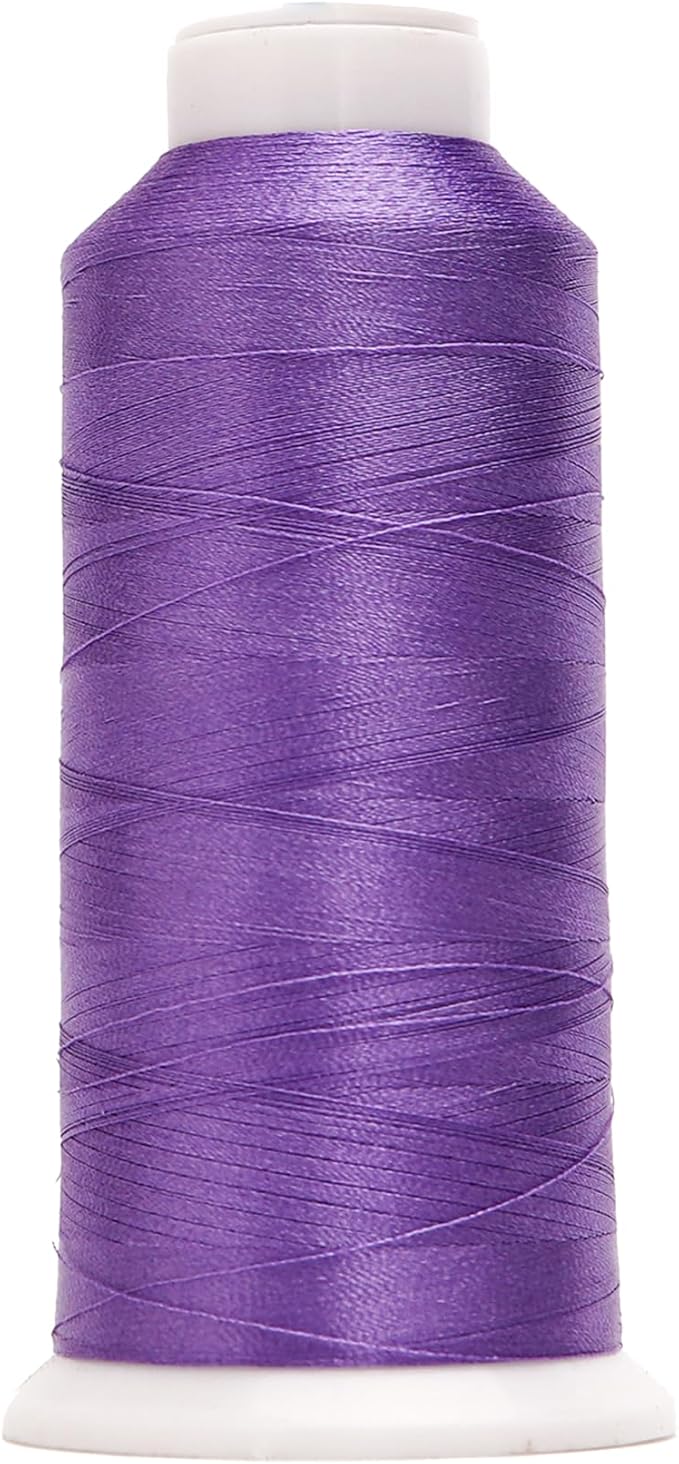High Tenacity Polyester Embroidery Machine Thread 40WT(120D/2) 4000M Per Spool for Commercial and Domestic Embroidery Machine (Majestic Purple-1832)