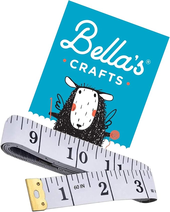 Gutermann Sew-All Thread (500m/547yd Each), 3-Pack Bundle with Bella's Crafts Soft Tape Measure (Nu White - 20)