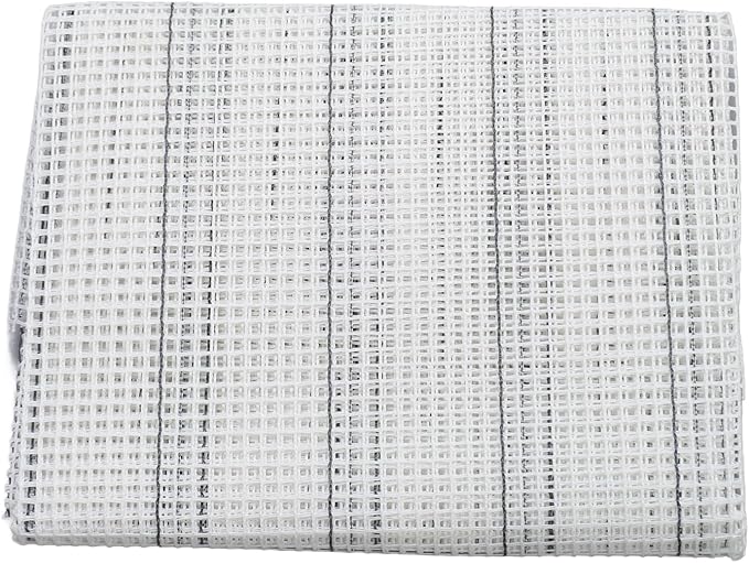 Latch Hook Canvas,Rug Making Canvas Latch Hooking Mesh Fabric Blank Rug Hooking Mesh Canvas Kit DIY Mesh Sheet Multipurpose Rug Hooking Mesh for Embroidery Knit(100 * 150cm)