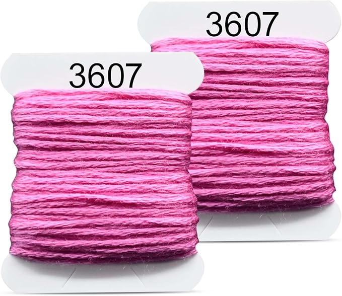 Embroidery Floss Kit and Refills - Cotton Threads - DMC Color Coding for Cross Stitch, String Crafts, Friendship Bracelets