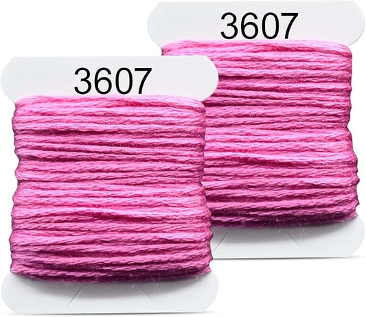 Embroidery Floss Kit and Refills - Cotton Threads - DMC Color Coding for Cross Stitch, String Crafts, Friendship Bracelets