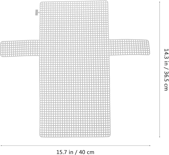 EXCEART 12 Pieces Mesh Clear Plastic Canvas Sheets Crossbody DIY Sewing Kit Form Cross Stitch Kits for Making Handmade Purse Bag Crafting, Yarn, Knit and Crochet Projects Accessory