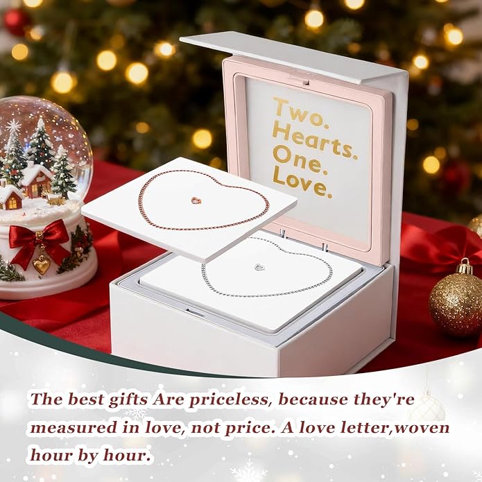 Permanent Bracelet Kit, DIY Bracelet Making Kit for Couples & Friendship Bracelets, Ideal Gift for Christmas, Anniversary, Valentine’s Day & Date Night Activity | His and Her Bracelets