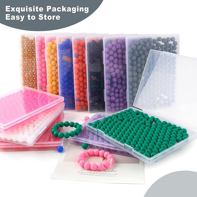 160Pcs 12mm Silicone Beads for Keychain Making Bracelet Necklace, Bulk Round Silicone Beads for Pens（Dim Gray）