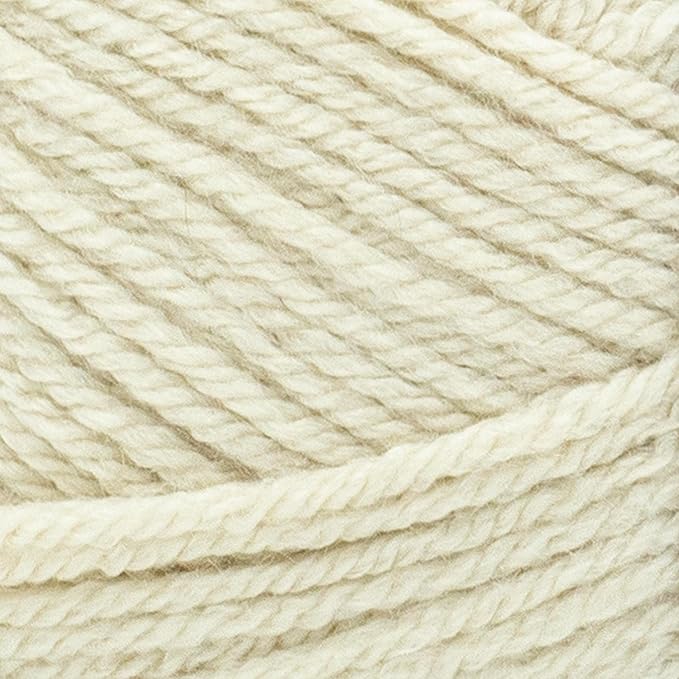 Lion Brand Yarn Basic Stitch Anti-Pilling Yarn for Crocheting, Knitting, and Crafts, Beige Heather, 1 Pack
