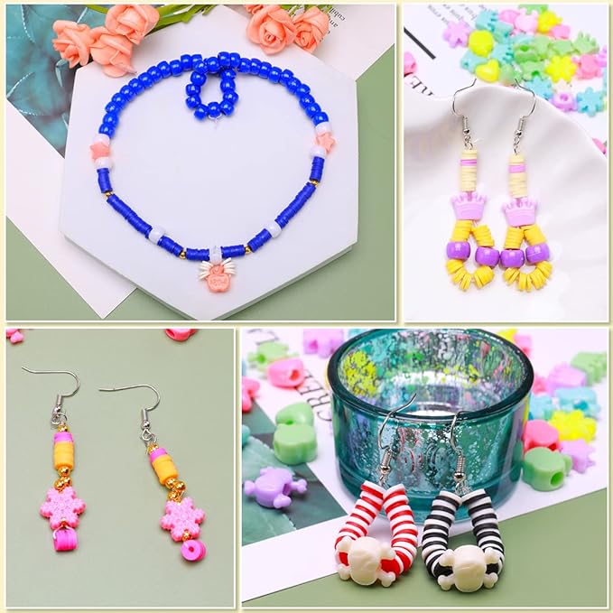 eppingwin 1/2 pounds shaped pony beads