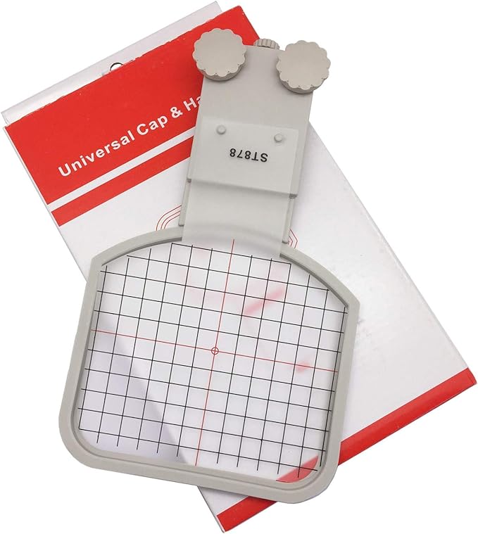 yeqin embroidex cap/hat hoop for brother pe800 pe535 se600 se625 se270d he-120 900d se400 pe550d pe770 se1900 nq1600e etc, sewing and embroidery machine hat hoops (for 4x4” or larger hoop)