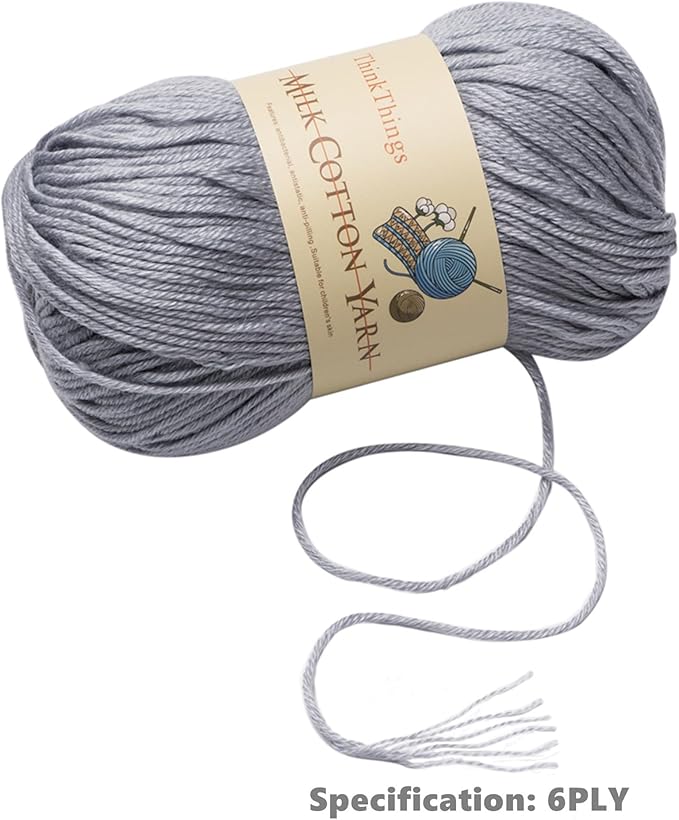 Acrylic Yarn for Crocheting Knitting Multicolor Weaving DIY Crochet Thread 10Balls 17.6Ounces with 22Pcs Knitted Tools Bulk Rainbow Yarns for Beginners