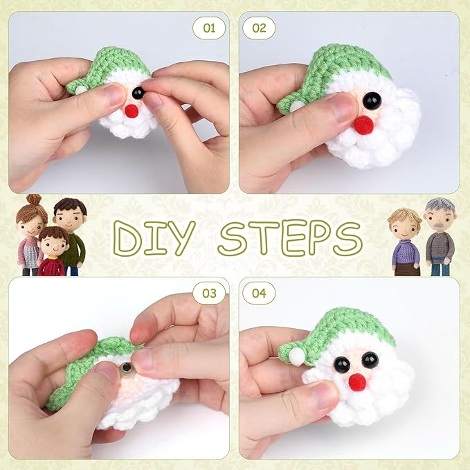 320Pcs Safety Eyes for Crocheting 8mm Amigurumi Craft Doll Eyes for Crochet Animals with Washers, Small Stuffed Animal Eyes for Plush Dolls Bear Doll Making Supplies
