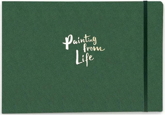Handmade Watercolor Journal, 7.6x5.3'', 140lb/300gsm, Cold Press, 20 Sheets/40 Pages,Sketchbook,Travel Notebook, Suit for Watercolor/Pen Light Color/Gouache/Acrylic/Sketching