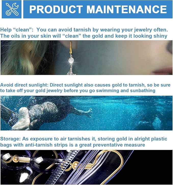 925 sterling gold earring hooks 120 pcs/60 pairs, ear wires fish hooks, hypo-allergenic jewelry findings parts with 120 pcs clear silicone earring backs stoppers
