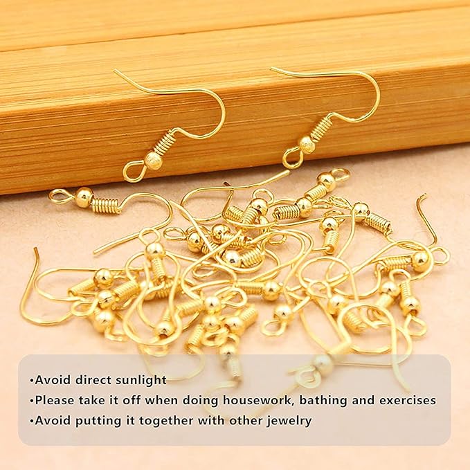 hypoallergenic earring hooks 800 pcs/125 pairs, silver plated fish hooks,500pcs earring making kit with jump rings and clear silicone earring backs stoppers for diy jewelry making