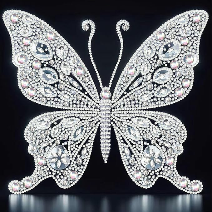 GEMFAMILY Butterfly Diamond Art Painting Kits for Adults, Special Shaped 5D Diamond Painting Kits for Adults Beginner,DIY Diamond Dots Gem Art Craft for Home Decor 11.8 x 11.8 inch