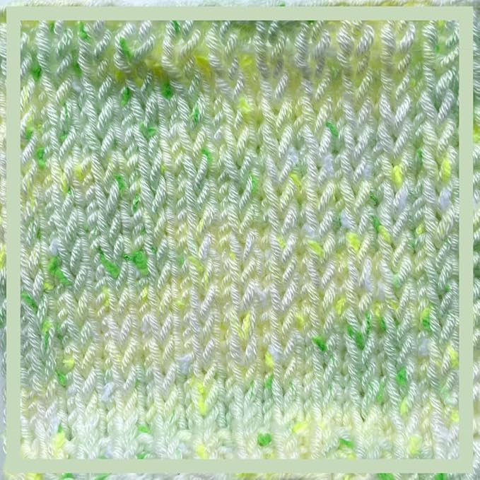 Tweed Twinkles Soft Baby Yarn for Crocheting, 8-Pack (696Yds / 400G), Free Patterns - Acrylic Baby Blanket Knitting Yarn with Flecks - Size 3 DK Light Worsted Weight - Mint Green