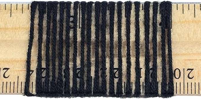 10-Pack of Yonkey Monkey 500 Grams Yarn - 70% Rayon derived from Bamboo, 30% Cotton - Imported - Black 9002