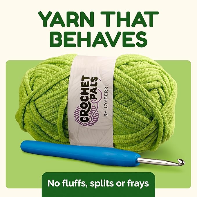 JOYBERRI Crochet Kit for Beginners - Beginner Crochet Kit for Adults and Kids - Learn to Make Amigurumi Animals with Step by Step Videos - All Materials Included