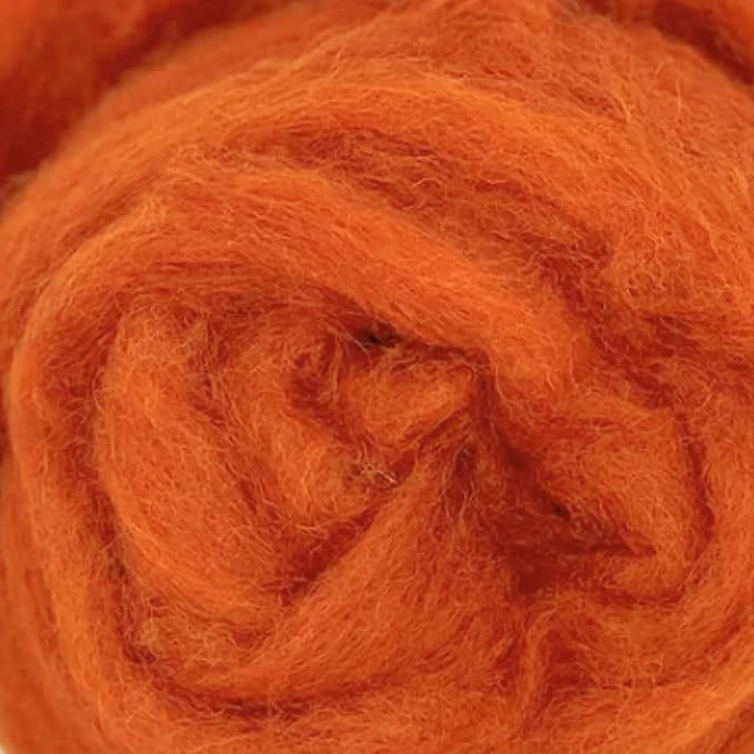 Corriedale Carded Sliver Wool Roving Variety Bundle | Best Core Wool for Needle Felting, Spinning, Wet Felting, Weaving, Dryer Balls, Yarn Roving - Ethically Sourced (Autumn Harvest)