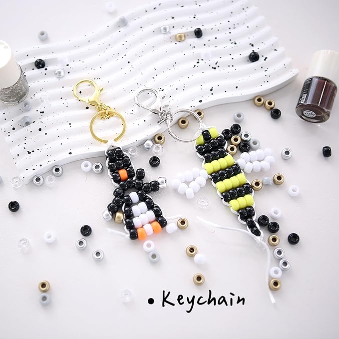 megoogo 1000pcs black and white pony beads bulk for bracelets making neutral bracelet beads for crafts hair beads for braids diy crafts home party decorations