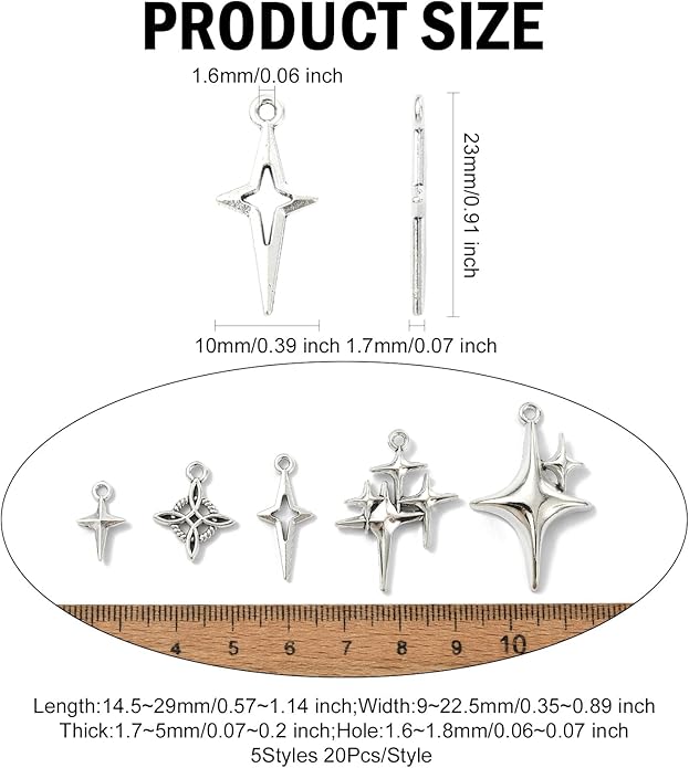 Antique Silver Cross Drink Insect Animal Theme Charms for DIY Jewelry Bracelet Necklace Earring Keychain Decor