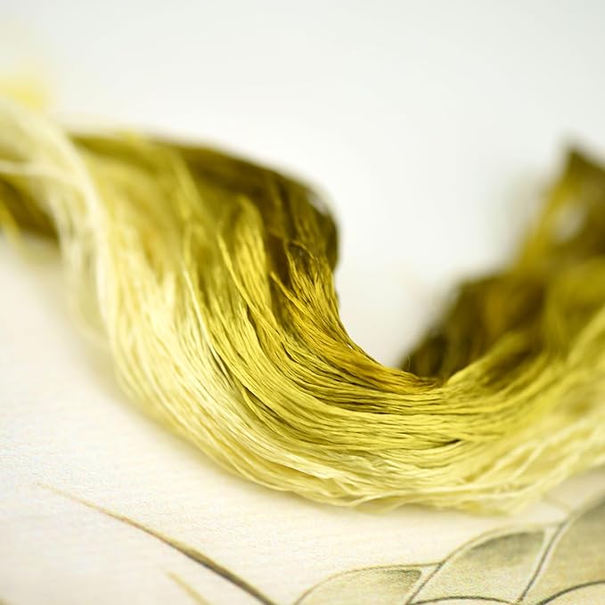 Natural 100% Mulberry Handmade Embroidery Silk Thread Silk Floss (63)