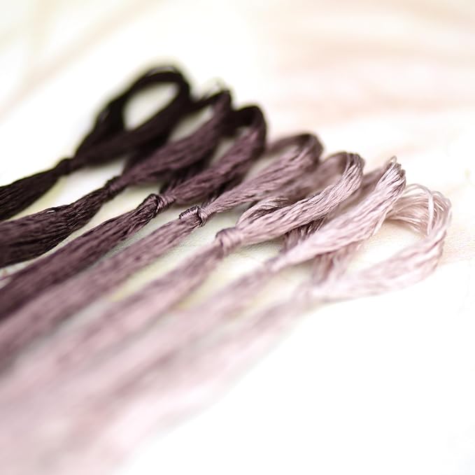 Mulberry Silk Floss Embroidery Thread Floss-Cross Stitch Threads China Silk Woven Jewelry Threads DIY Sewing Kits (23)