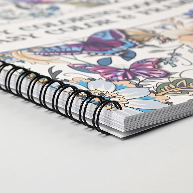 Adult Coloring Book Set with 36 Colors Markers,Spiral Bound Coloring Books with Mandala Flowers Animals Patterns for Adult Women Relaxation & Anxiety Relief