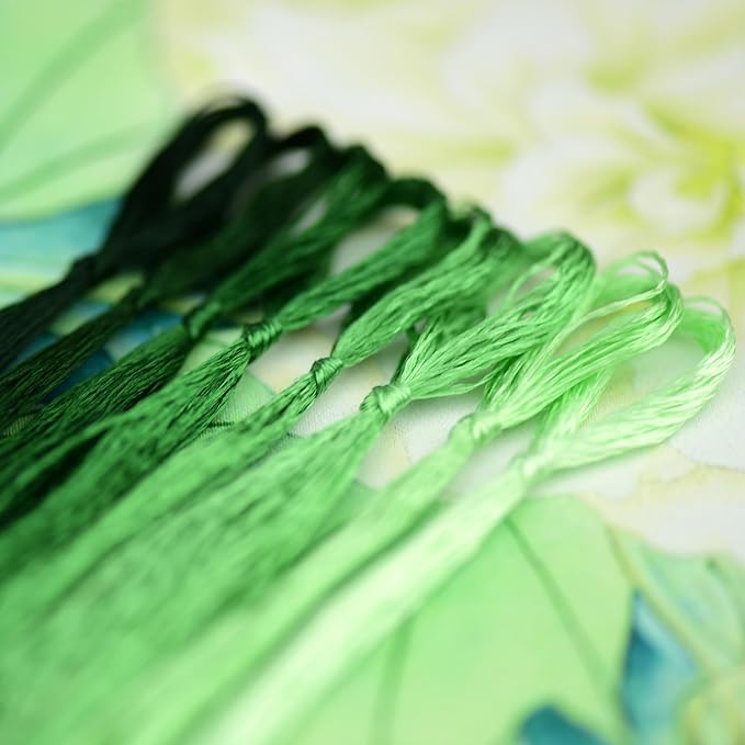 Mulberry Silk Floss Embroidery Thread Floss-Cross Stitch Threads China Silk Woven Jewelry Threads DIY Sewing Kits (31)