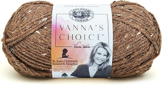 (1 Skein) Lion Brand Yarn Vanna's Choice Yarn, Barley