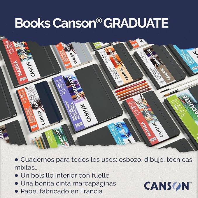 5-1/2 x 8-1/2" Canson Graduate Drawing Book