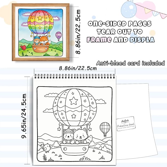 Cozy Coloring Book for Adults and Kids – Featuring Fuzzy’s Cute Animal Urban Life Moments, Bold and Easy, Simple Coloring Book for Teen Relaxation & Mindfulness Gift for Women, Spiral Bound Design