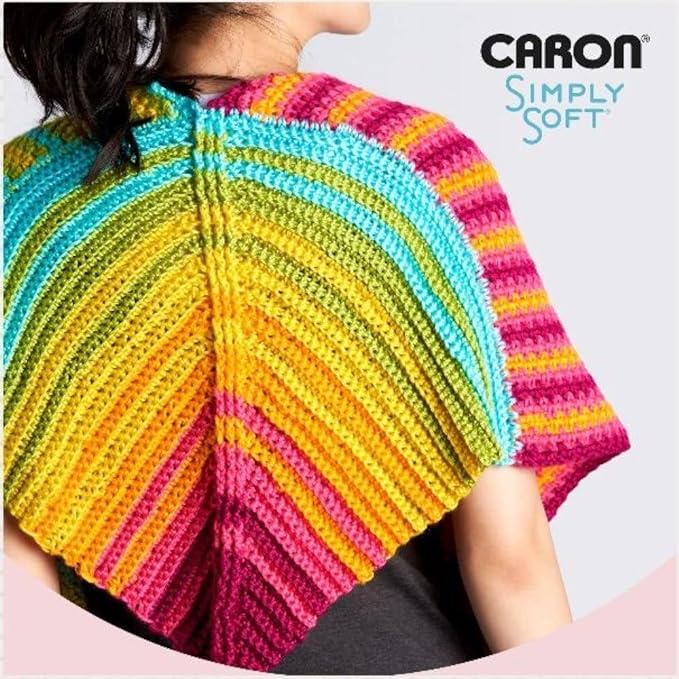 Caron Simply Soft Party Red Sparkle Yarn - 3 Pack of 85g/3oz - Acrylic - 4 Medium (Worsted) - 164 Yards - Knitting/Crochet