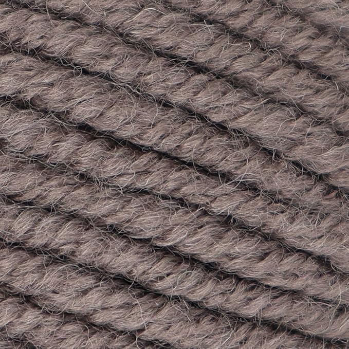 Estako Megastar, (4 Skeins Pack) 75% Acrylic 25% Wool Yarn, Soft, Chunky Bulky Weight #5 for Crochet and Knitting (4 x 3.52 Oz) / (4 x 120 Yrds) (67012 - Mink)