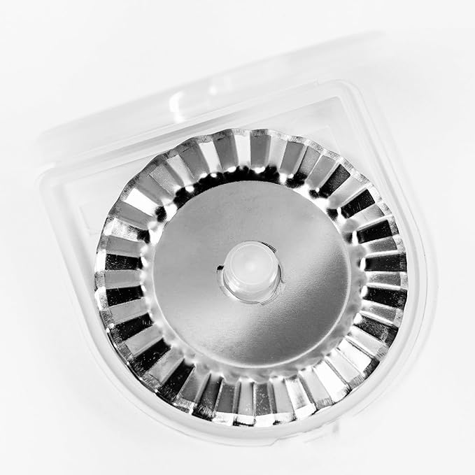 Headley Tools 45mm Medium Wave Rotary Blade(Pack of 5) Pinking Blade for Quilting,Scrap Booking,Leather,Vinyl etc (Quantity 5pcs,45mm Wave) W5 Medium