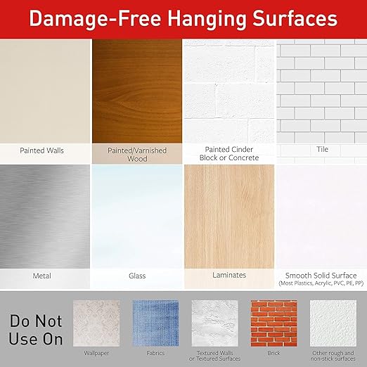 Command 10 lb Medium Picture Hanging Strips, Damage Free Picture Hangers, No Tools Wall Hangers for Home Decor, Black Adhesive