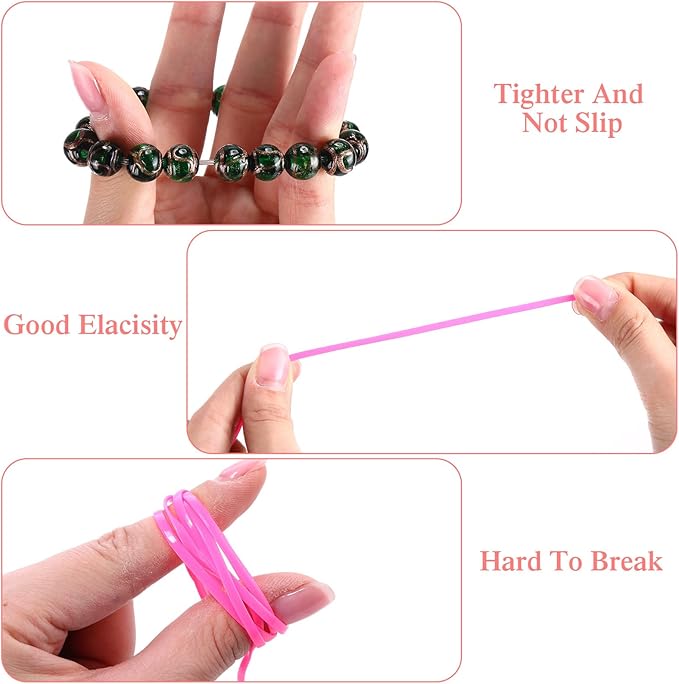 Lanyard String Kit 48 Rolls Gimp Plastic Lanyard String for Bracelets Keychain DIY Crafts with Key Chain Rings, Snap Clips, Open Rings, Lobster Clips Gimp Bracelet Making Kit(11 Yards)
