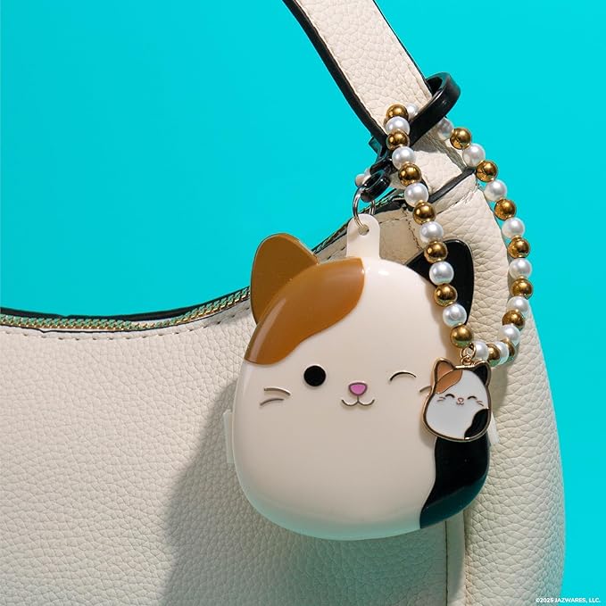 Original Squishmallows Cam The Cat Bracelet Kit, Makes 3 Accessories, Fun Beads and Charms, Bonus Keychain, Friendship Jewelry Making Set, Gifts for Girls, Craft Kits, Arts and Crafts for Kids