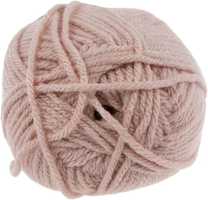 Yarn Bee Soft & Sleek Chunky - 5-Bulky - 100% Low Pill Acrylic, Yarn for Crocheting & Knitting Blankets, Hats, Sweaters, and More, Set of 2, 630 Blush