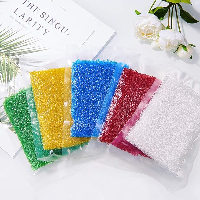 FINGERINSPIRE 11200pcs Glass Seed Beads 12/0 Small Craft Beads Loose Beads Kit(Clear) for for Adults DIY Bracelet Necklaces Crafting Jewelry Making Supplies(2mm, 6OZ)