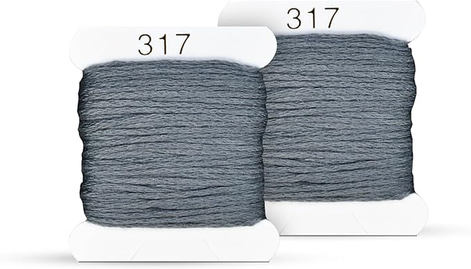 Embroidery Floss Kit and Refills - Cotton Threads - DMC Color Coding for Cross Stitch, String Crafts, Friendship Bracelets