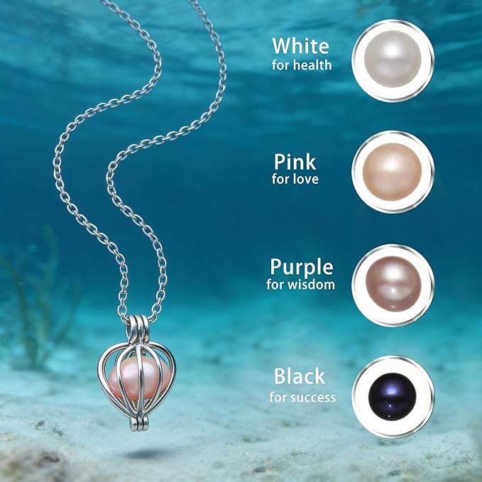 Milky Way Natural Oyster Pearl,Freshwater Oval Pearls Cultured Oysters Love Wish Pearls DIY Necklace Making Kit, Anniversary Decoration for Jewelry Making Gifts(7-8mm 4Pcs)