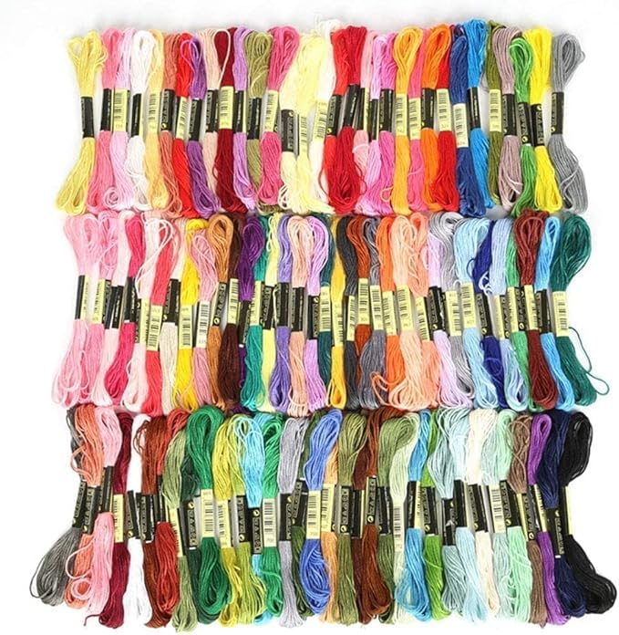 8Pcs 7.5m Purple Cotton Stitch Embroidery Thread Floss DIY Friendship Bracelets Floss Craft Sewing Skeins Fashion Embroidery Floss for Arts, Crafts and Sewing