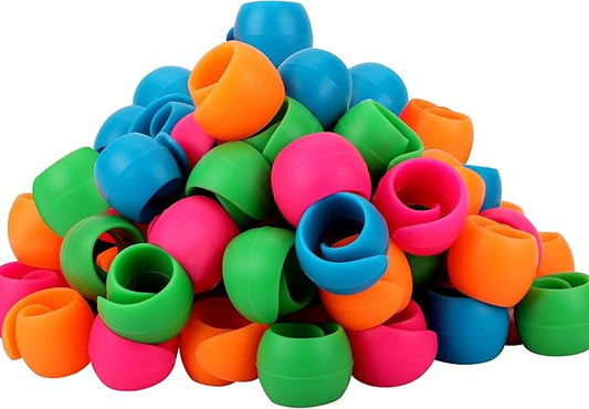 New Brothread 65pcs Thread Spool Savers/Spool Huggers - Prevent Tails from Unwinding - No Loose Ends for Sewing and Embroidery Machine Thread Spools