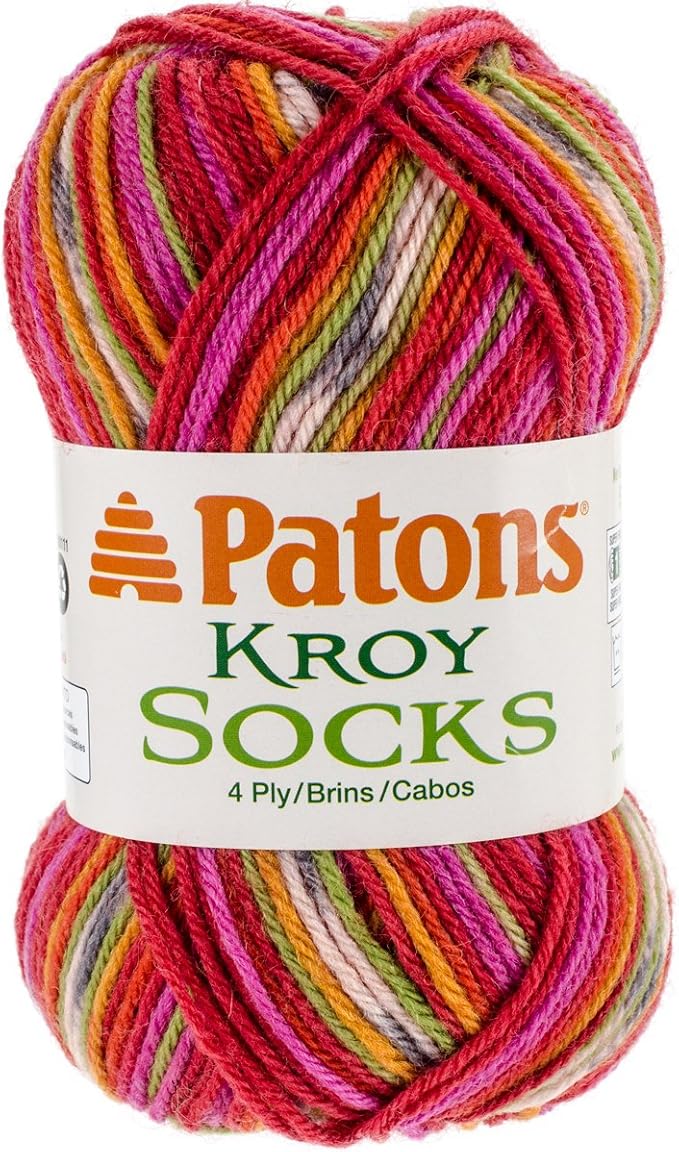 Patons Kroy Socks Yarn - (1) Gauge - 1.75 oz - Dad's Jacquard Dad's Jacquard -
