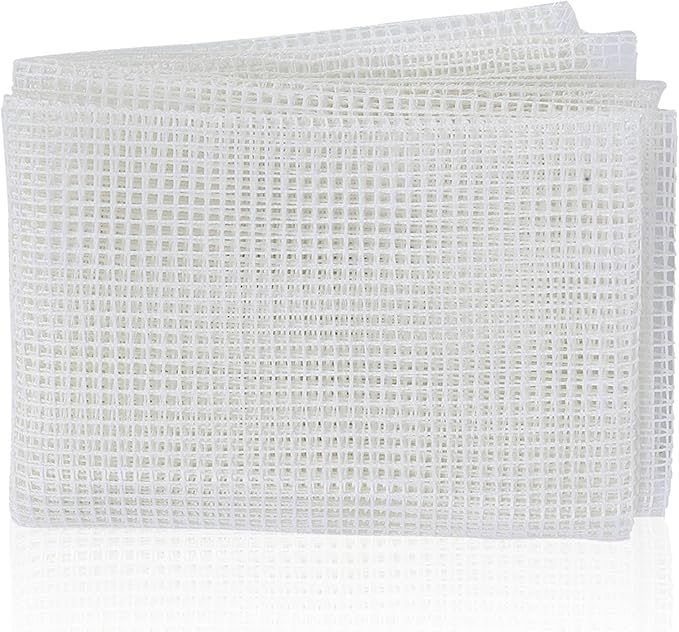 Latch Hook Canvas Mesh, Rug Canvas for Making Rug Blank Rug Hooking Mesh Canvas Latch Hook Rug Making Carpet Tapestry Kit Tool for Embroidery Crafts Decoration, 150 * 100cm