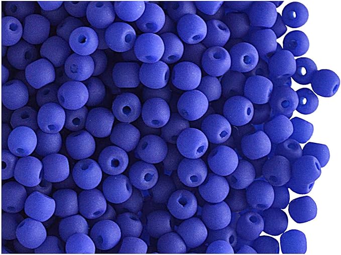 SCARA 600 pcs Czech Glass Round Beads 0.12 inches (3mm), NEON (UV Active) Glass Beads for Jewelry and Bracelets Making, Beads for Bracelets, Bead kit MEGA Mix